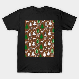 Deer winter forest T-Shirt